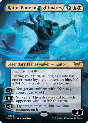 Kaito, Bane of Nightmares (Borderless) [Duskmourn: House of Horror]