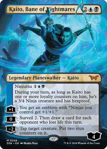 Kaito, Bane of Nightmares (Borderless) [Duskmourn: House of Horror]