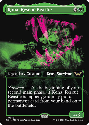 Kona, Rescue Beastie (Showcase) [Duskmourn: House of Horror]