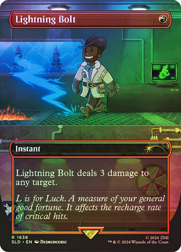 Lightning Bolt (1638) (Rainbow Foil) [Secret Lair Drop Series]