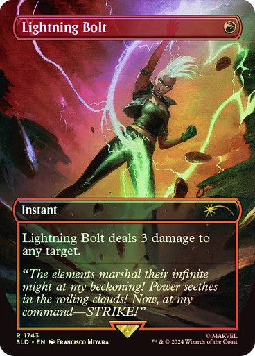 Lightning Bolt (1743) (Rainbow Foil) [Secret Lair Drop Series]