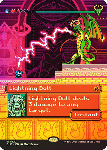 Lightning Bolt (1822) (Rainbow Foil) [Secret Lair Drop Series]