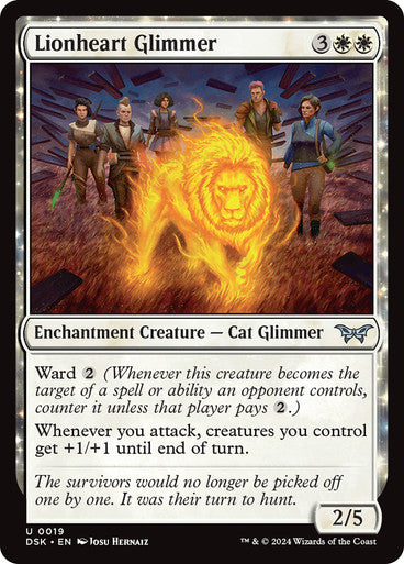 Lionheart Glimmer [Duskmourn: House of Horror]