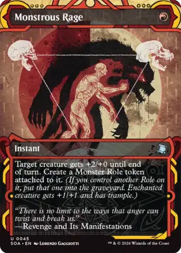 Monstrous Rage [Secrets of Strixhaven: Mystical Archive]