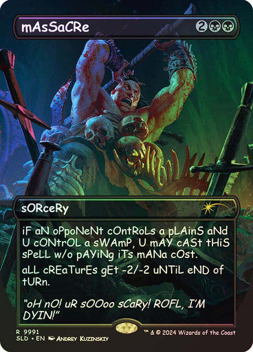mAsSaCRe (Rainbow Foil) [Secret Lair Drop Series]