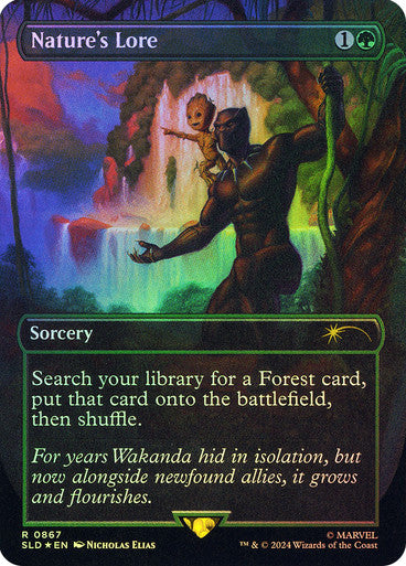 Nature's Lore (867) (Rainbow Foil) [Secret Lair Drop Series]