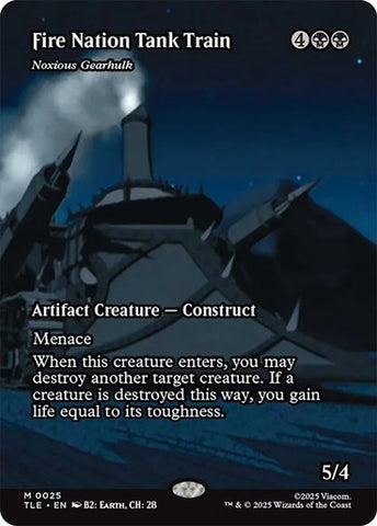Fire Nation Tank Train - Noxious Gearhulk(Borderless) [Avatar: The Last Airbender: Eternal-Legal]