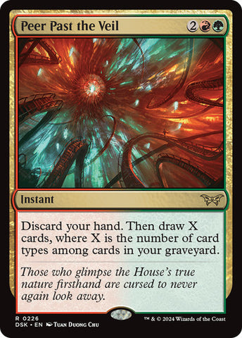 Peer Past the Veil [Duskmourn: House of Horror]