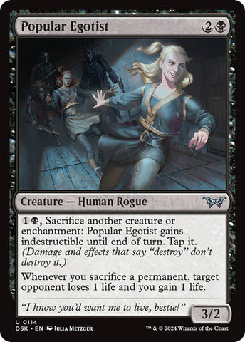 Popular Egotist [Duskmourn: House of Horror]