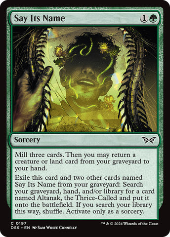 Say Its Name [Duskmourn: House of Horror]