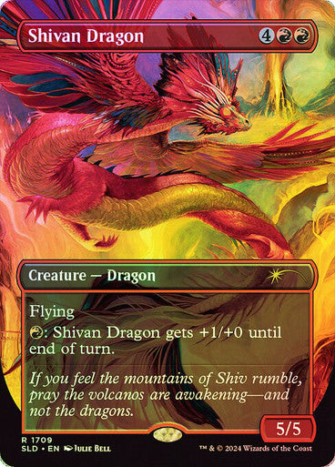 Shivan Dragon (Rainbow Foil) [Secret Lair Drop Series]