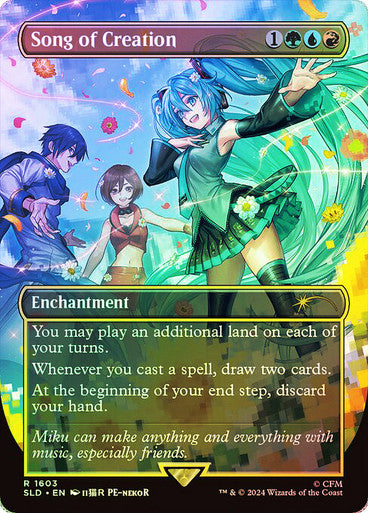 Song of Creation (Rainbow Foil) [Secret Lair Drop Series]
