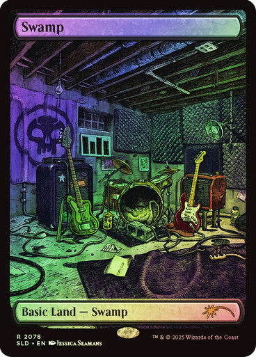 Swamp (2078) (Rainbow Foil) [Secret Lair Drop Series]