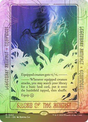Sword of the Animist (Rainbow Foil) [Secret Lair Drop Series]