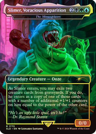 Slimer, Voracious Apparition - The Mimeoplasm (Rainbow Foil) [Secret Lair Drop Series]