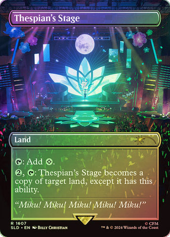 Thespian's Stage (Rainbow Foil) [Secret Lair Drop Series]