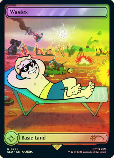 Wastes (795) (Rainbow Foil) [Secret Lair Drop Series]