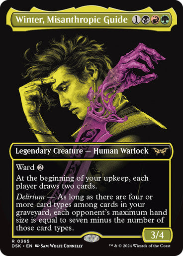 Winter, Misanthropic Guide (Showcase) [Duskmourn: House of Horror]