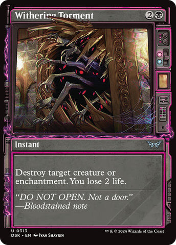 Withering Torment (Showcase) [Duskmourn: House of Horror]