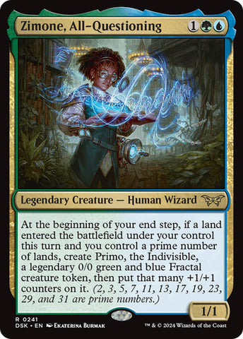 Zimone, All-Questioning [Duskmourn: House of Horror]
