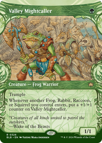 Bloomburrow Tagged "Frog Warrior" Bloomburrow Tagged "Frog Warrior"