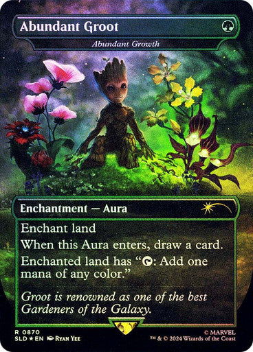 Abundant Groot - Abundant Growth (Rainbow Foil) [Secret Lair Drop Series]