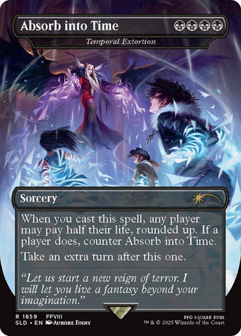 Absorb into Time - Temporal Extortion (Rainbow Foil) [Secret Lair Drop Series]