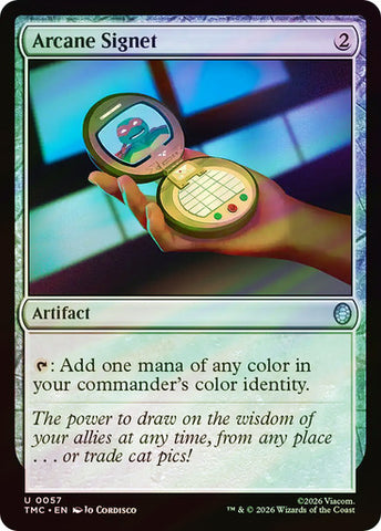 Arcane Signet (Surge Foil) [Teenage Mutant Ninja Turtles Commander]