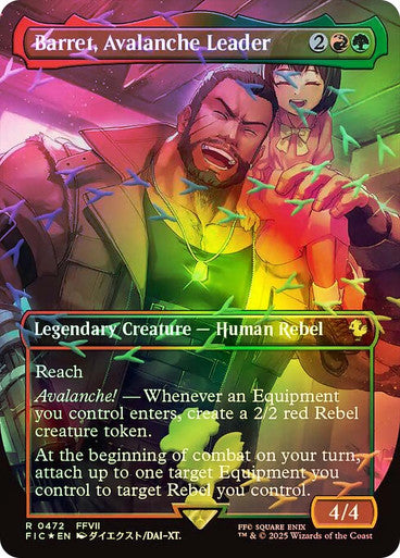 Barret, Avalanche Leader (0472 - Chocobo Track Foil)) [FINAL FANTASY Commander]