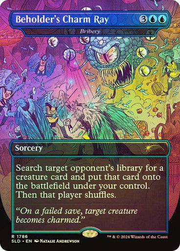 Beholder's Charm Ray - Bribery (Rainbow Foil) [Secret Lair Drop Series]