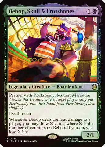 Bebop, Skull & Crossbones (Surge Foil) [Teenage Mutant Ninja Turtles Commander]