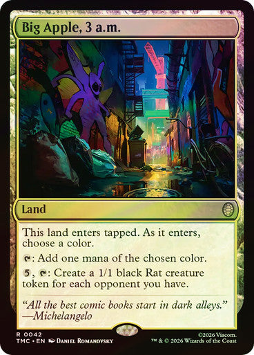 Big Apple, 3 a.m. (Surge Foil) [Teenage Mutant Ninja Turtles Commander]