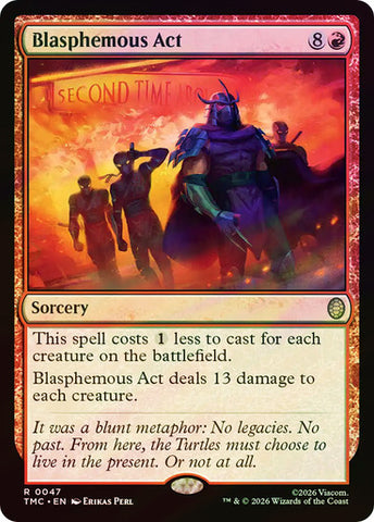 Blasphemous Act (Surge Foil) [Teenage Mutant Ninja Turtles Commander]