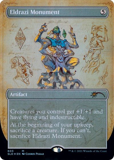 mtg blueprint cards Eldrazi Monument (Blueprint) [Secret Lair Drop Promos]