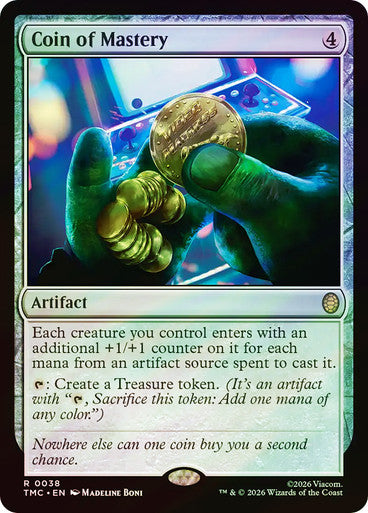 Coin of Mastery (Surge Foil) [Teenage Mutant Ninja Turtles Commander]
