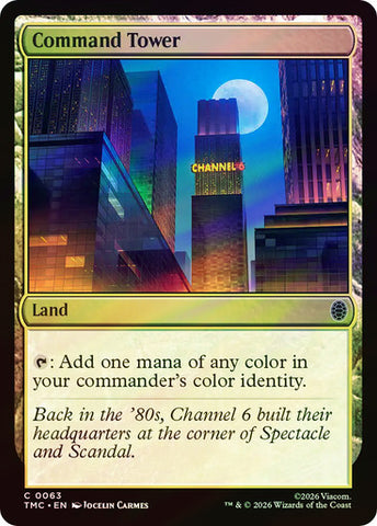Command Tower (Surge Foil) [Teenage Mutant Ninja Turtles Commander]