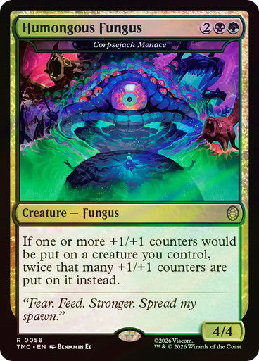 Humongous Fungus - Corpsejack Menace (Surge Foil) [Teenage Mutant Ninja Turtles Commander]