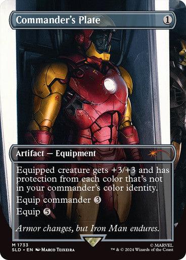 Commander's Plate (1733) (Rainbow Foil) [Secret Lair Drop Series]