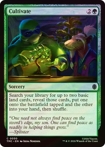 Cultivate (Surge Foil) [Teenage Mutant Ninja Turtles Commander]