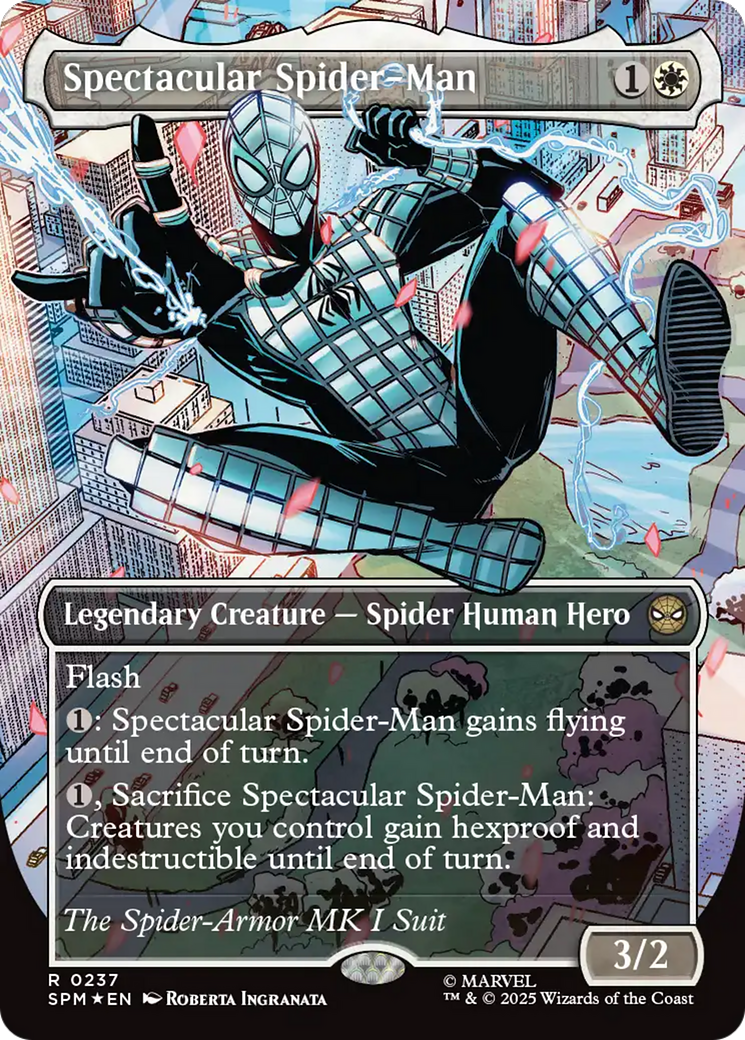 MTG スペクタキュラー・スパイダーマン　テクスチャーfoil No.235 スペクタキュラー・スパイダーマン テクスチャーfoil mtg - メルカリ