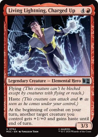 Living Lightning, Charged Up [Marvel Super Heroes Commander]