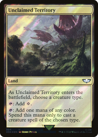 Unclaimed Territory (Surge Foil) [Marvel Super Heroes Commander]
