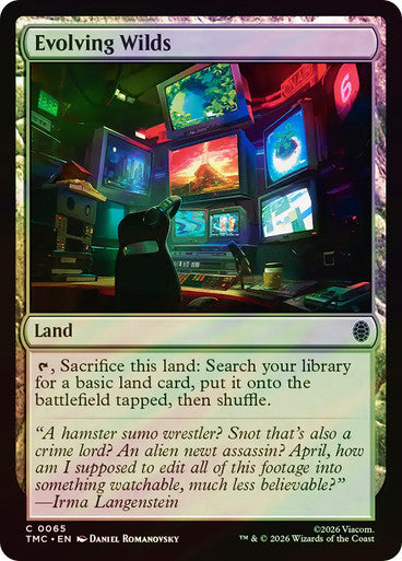 Evolving Wilds (Surge Foil) [Teenage Mutant Ninja Turtles Commander]