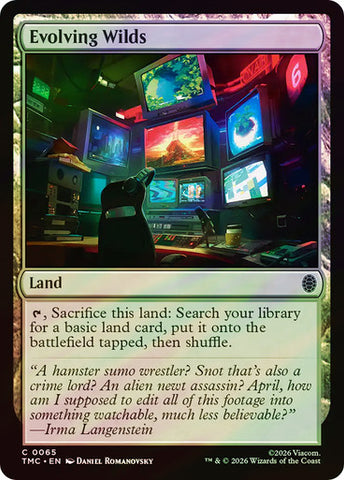 Evolving Wilds (Surge Foil) [Teenage Mutant Ninja Turtles Commander]
