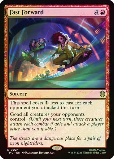 Fast Forward (Surge Foil) [Teenage Mutant Ninja Turtles Commander]