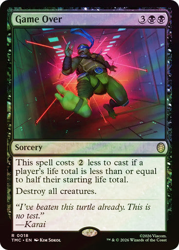 Game Over (Surge Foil) [Teenage Mutant Ninja Turtles Commander]