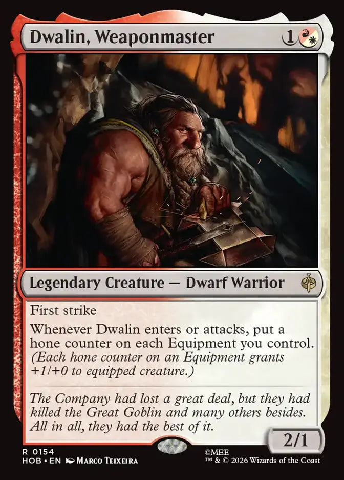 Dwalin, Weaponmaster [The Hobbit]