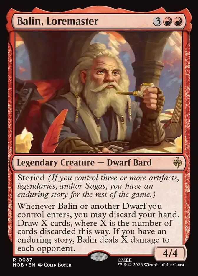 Balin, Loremaster [The Hobbit]