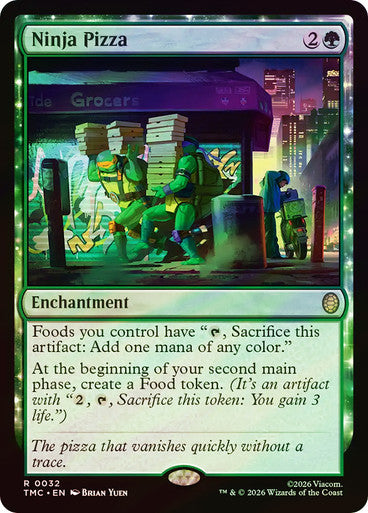 Ninja Pizza (Surge Foil) [Teenage Mutant Ninja Turtles Commander]