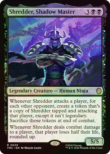 Shredder, Shadow Master (Surge Foil) [Teenage Mutant Ninja Turtles Commander]